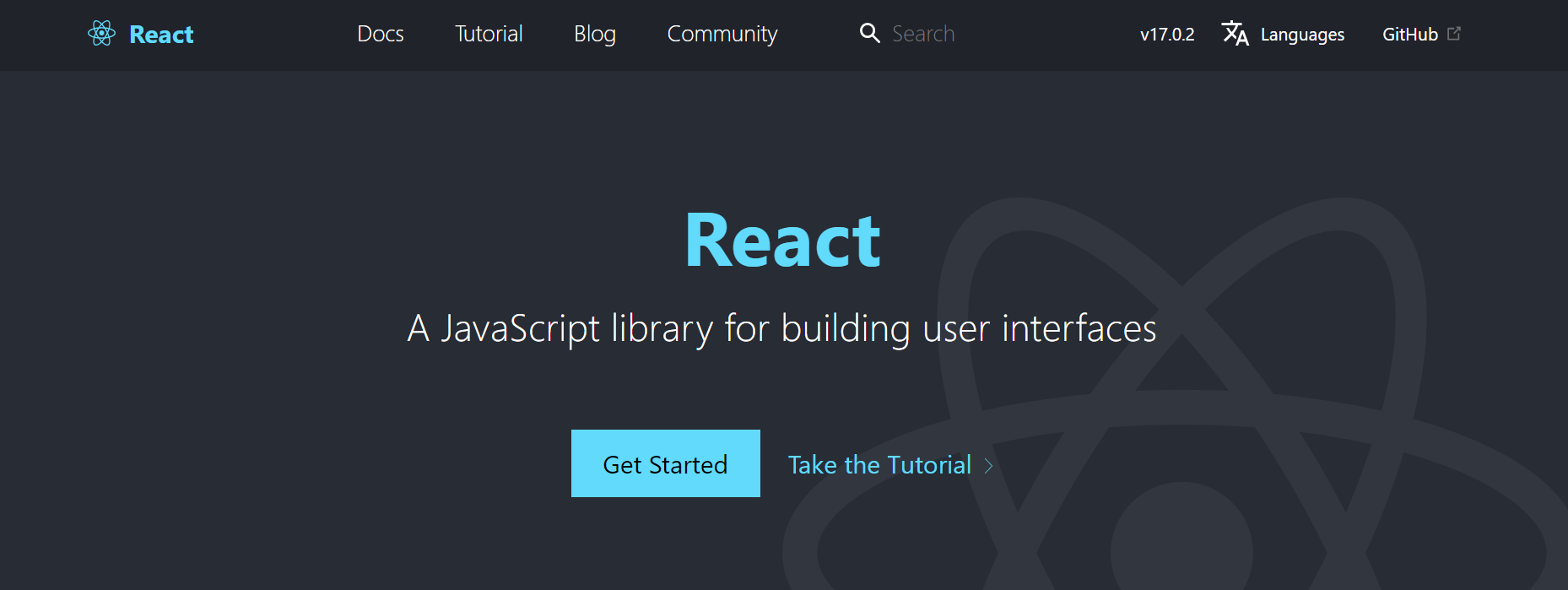 react