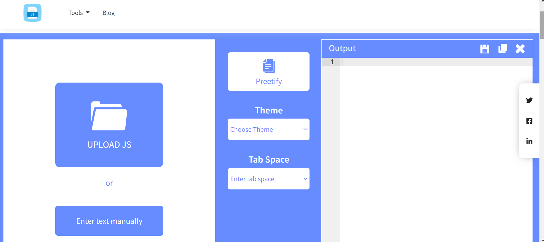js prettifier