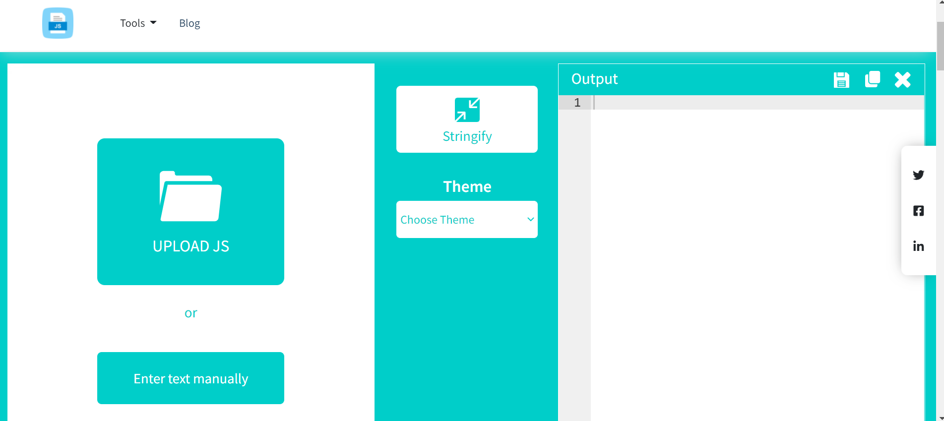 js stringifier