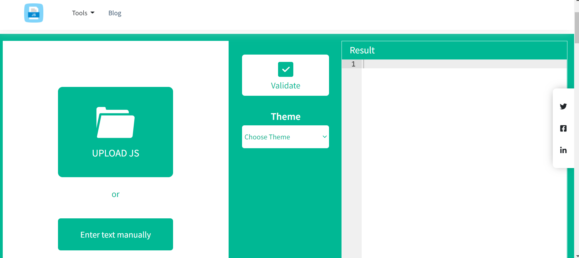 js validator